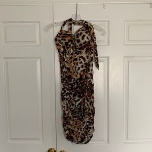 Leopard mini dress
